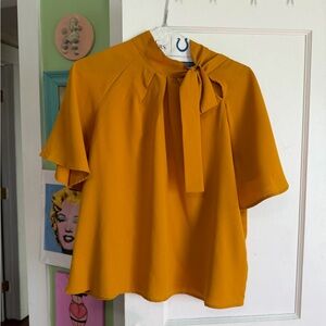 Mustard Yellow Women's Top